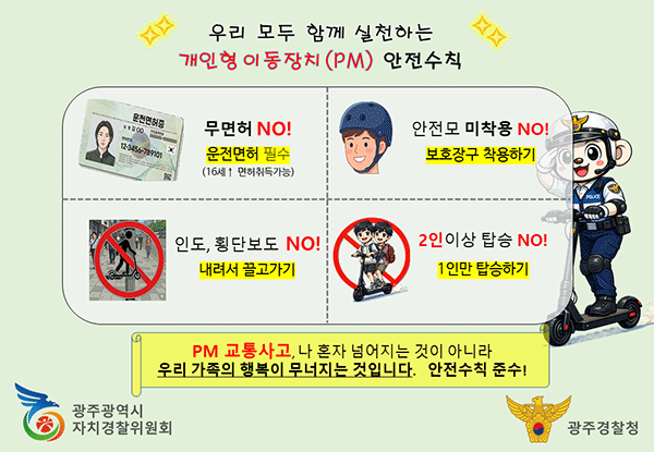 개인형 이동장치 안전수칙