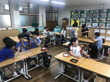3학년 엔트리봇 폭탄대소동 보드게임 활동사진